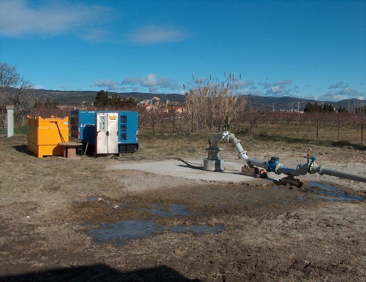 Pompages d'essais hydrogologiques